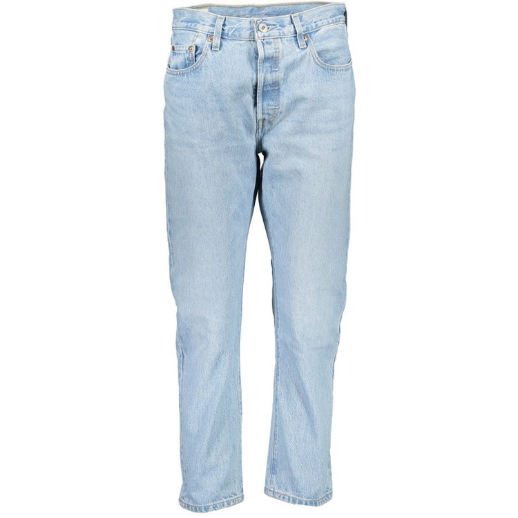 Azzurro Cotton Women Jeans