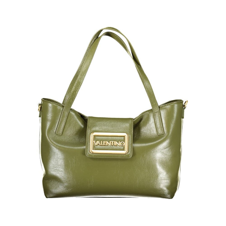 Verde Poliuretano Women Handbag