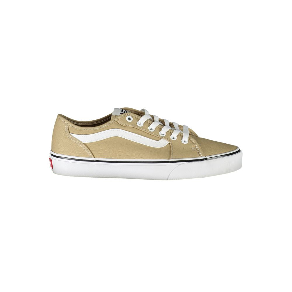 Beige Polyester Men Sneaker