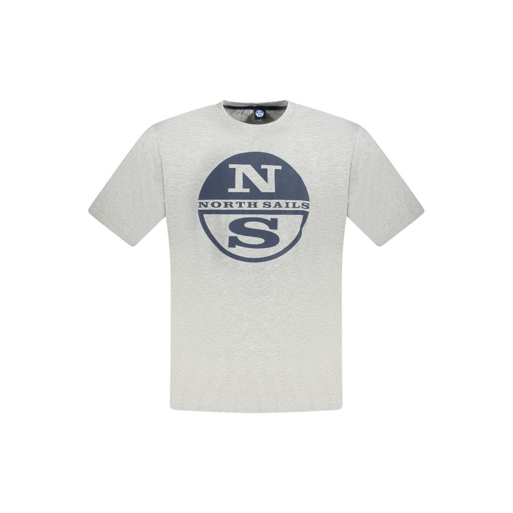 Grigio Cotton Men T-Shirt