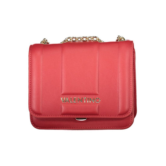 Rosso Polyurethane Women Handbag