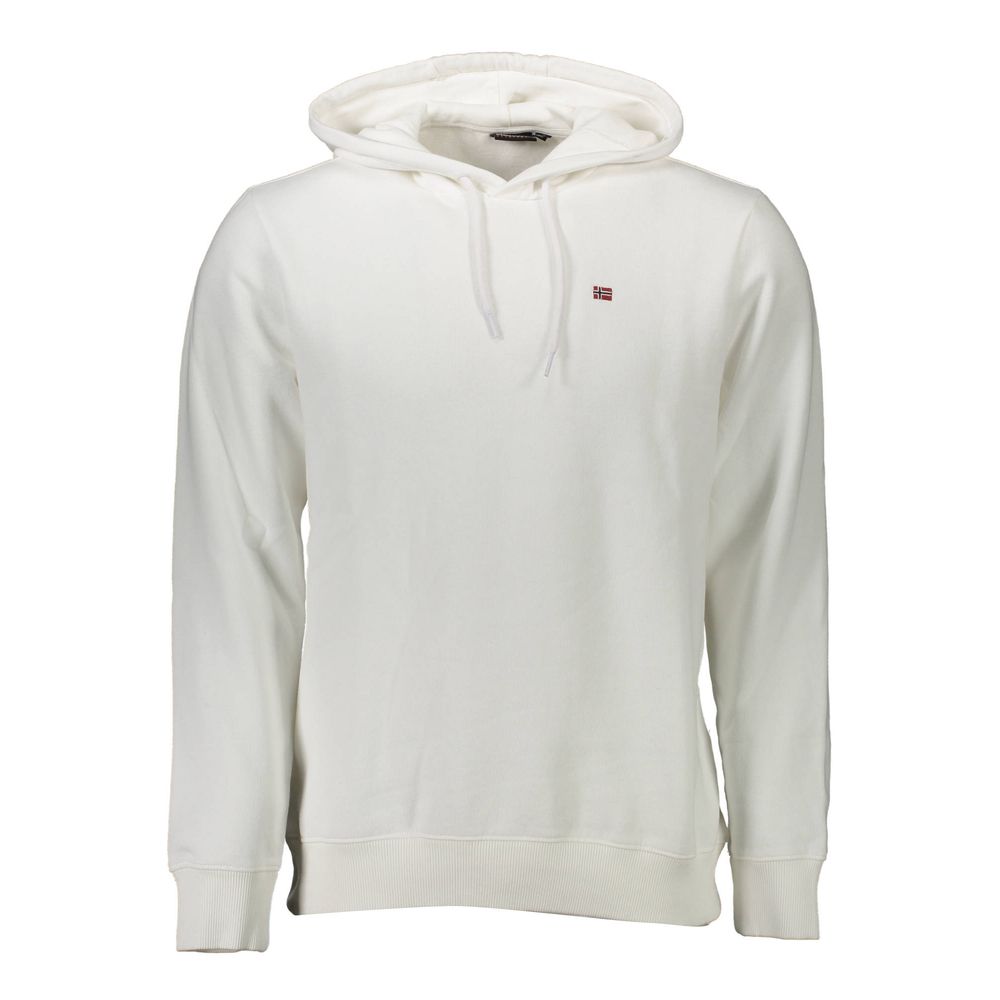 White Cotton Men's Sweatshirt