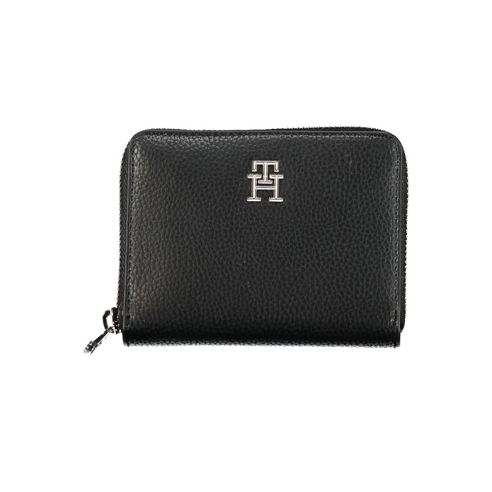 Nero Poliuretano Women Wallet