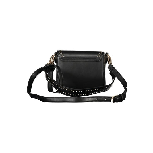Nero Polyurethane Women Handbag