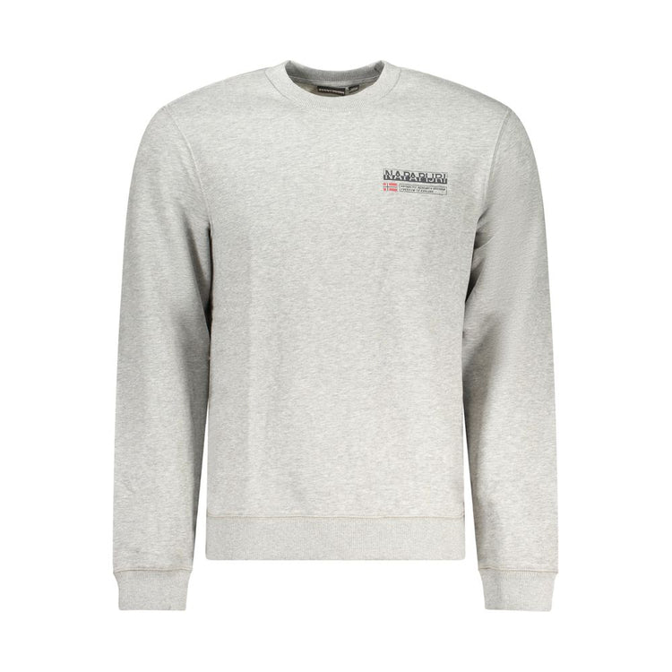 Grigio Cotton Men Sweatshirt