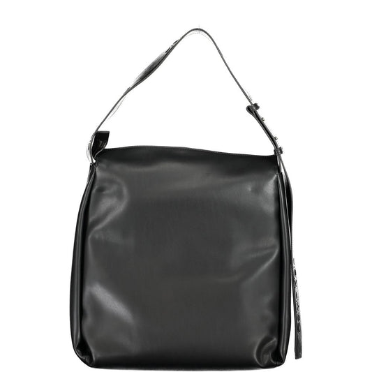 Black Polyester Woman Bag