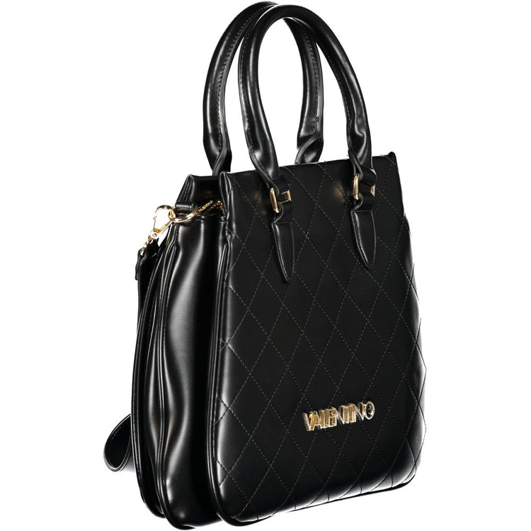 Nero Polyurethane Women Handbag