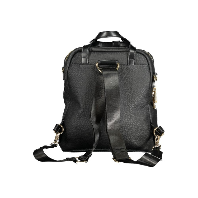 Nero Poliuretano Women Backpack