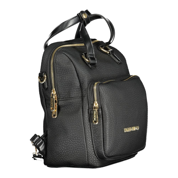 Nero Poliuretano Women Backpack