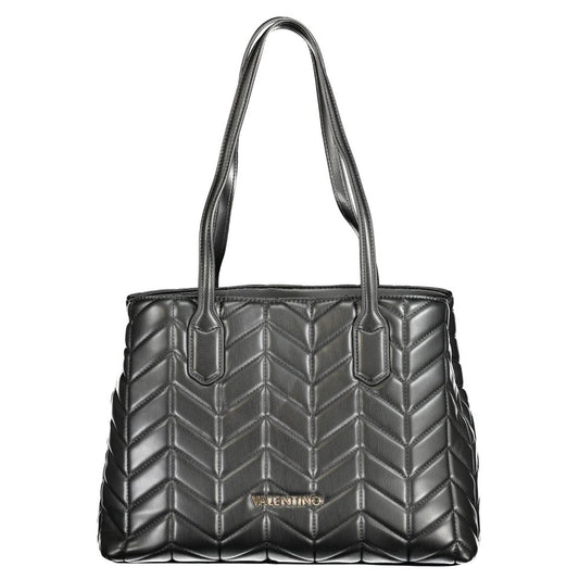 Black Polyurethane Women's Handbag