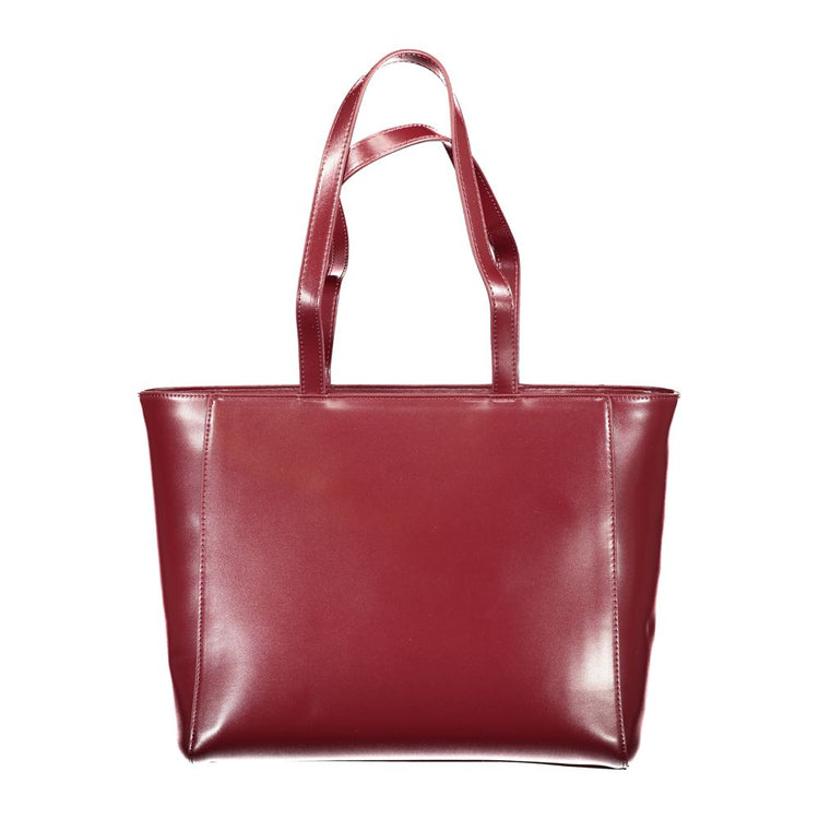 Rosso Polyurethane Women Shoulder Bag
