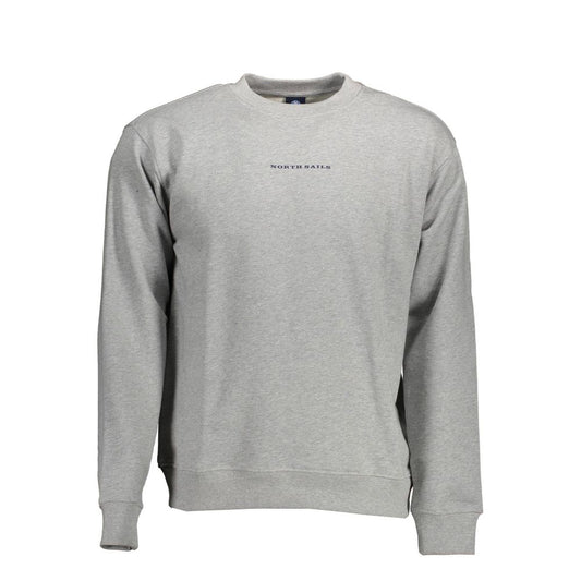 Grigio Cotton Men Sweatshirt