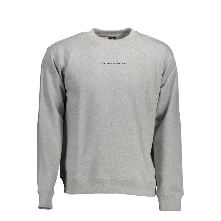 Grigio Cotton Men Sweatshirt