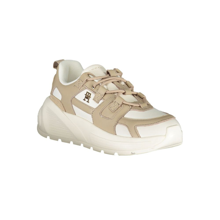 Bianco Polyurethane Women Sneaker