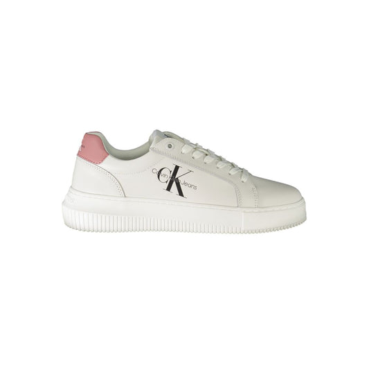 White Leather Women Sneaker