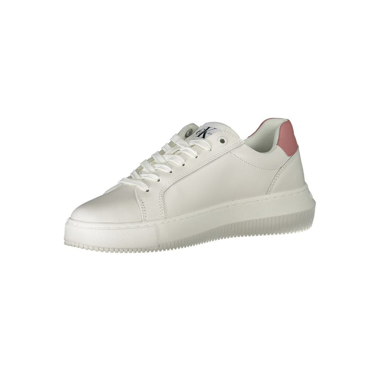 White Leather Women Sneaker