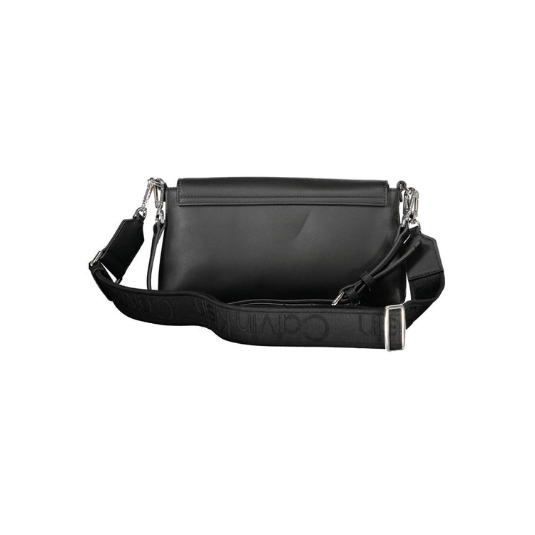 Nero Poliestere Women Shoulder Bag