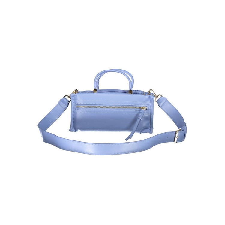 Azzurro Polyurethane Women Handbag