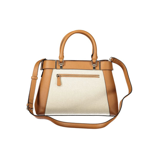 Marrone Cotton Women Handbag
