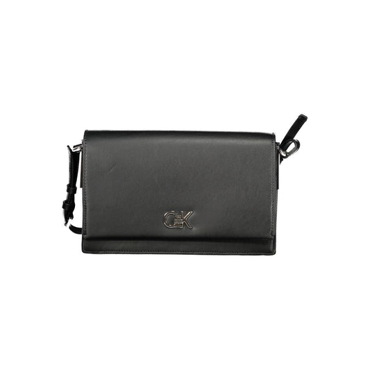 Black Polyester Women's Bag