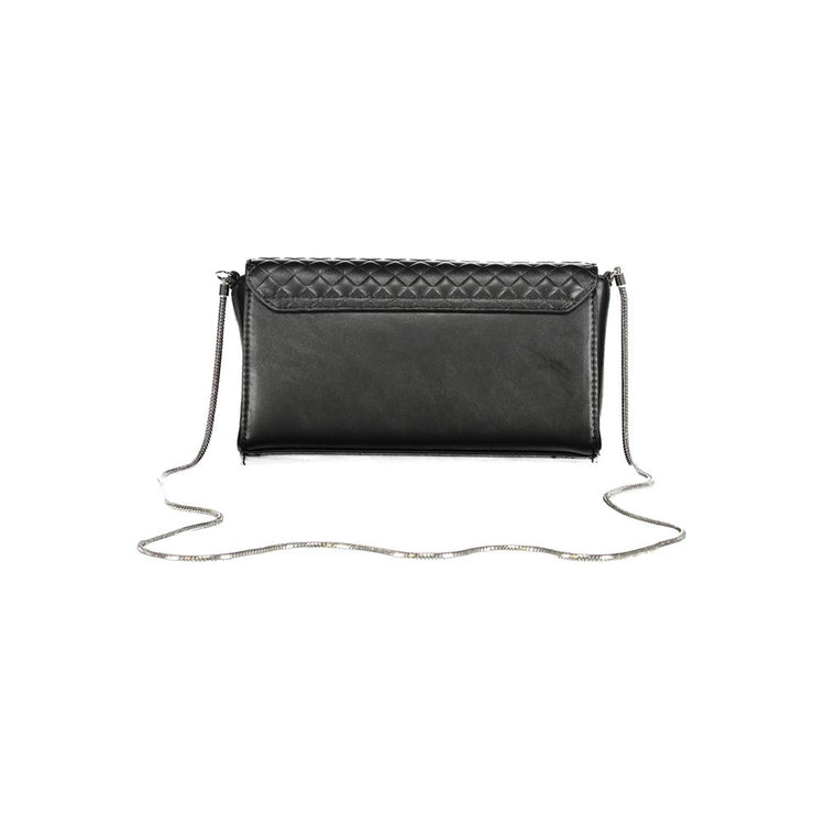 "Black Polyester Women Shoulder Bag"
