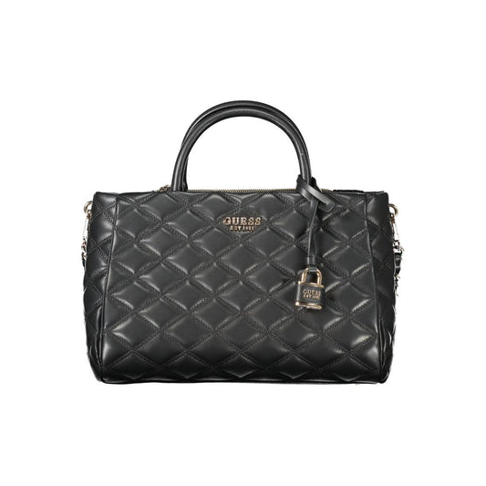 Nero Polyurethane Women Handbag