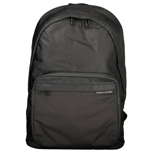 Nero Polyester Men Backpack