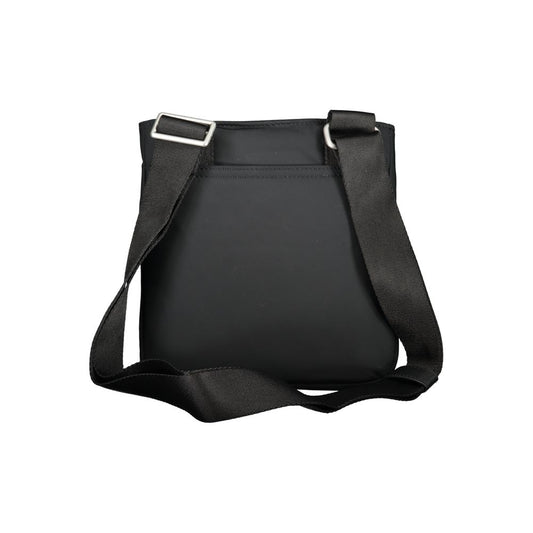 Black Polyurethane Women Shoulder Bag