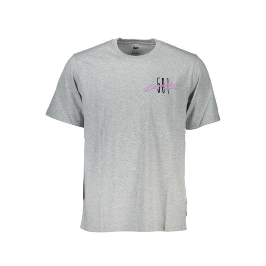 Grigio Cotton Men T-Shirt