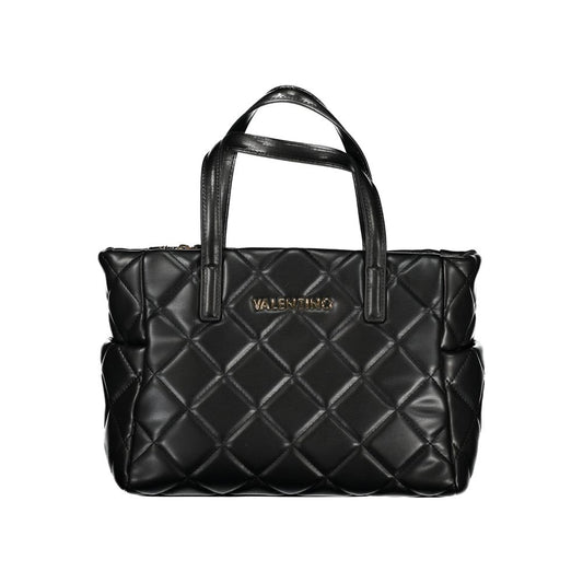 Black Polyurethane Women's Handbag