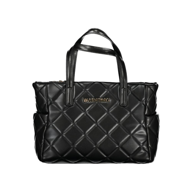 Black Polyurethane Women's Handbag