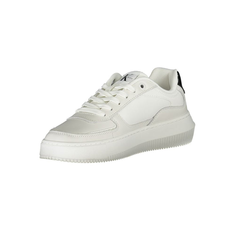White Leather Women Sneaker