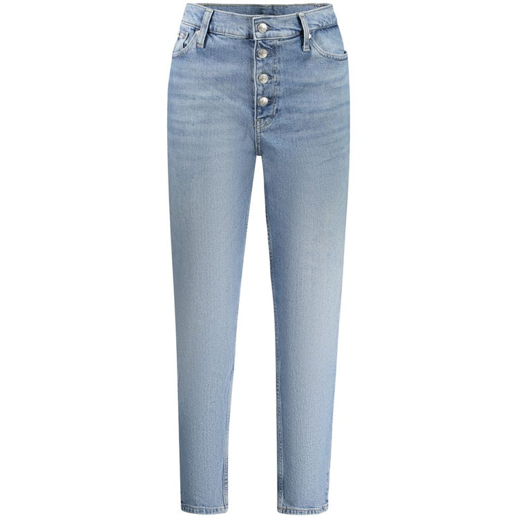 Azzurro Cotton Women's Jeans
