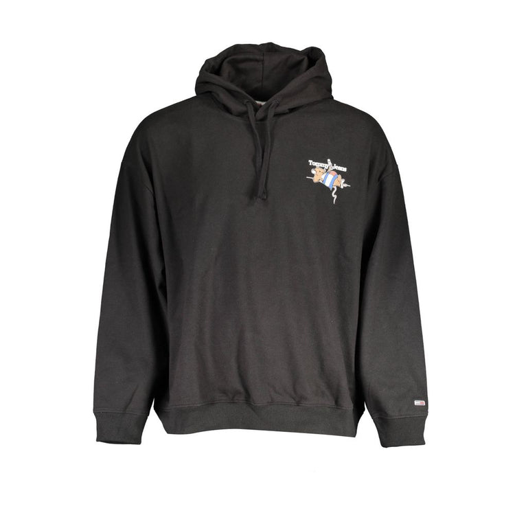 "Black Cotton Men's Sweatshirt"