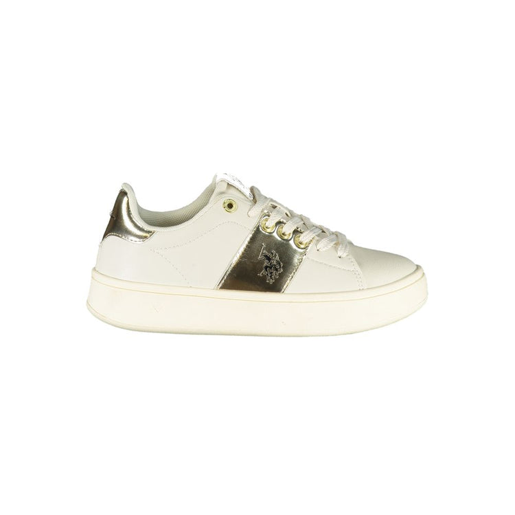 Beige Polyurethane Women Sneaker