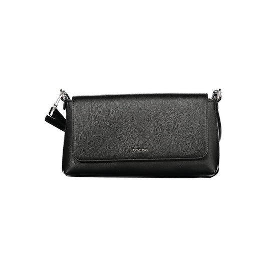 Black Polyurethane Women's Handbag