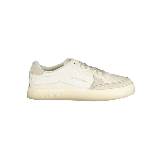 Bianco Polyurethane Men Sneaker