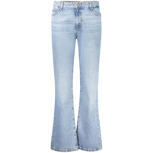 Azzurro Cotton Women's Jeans