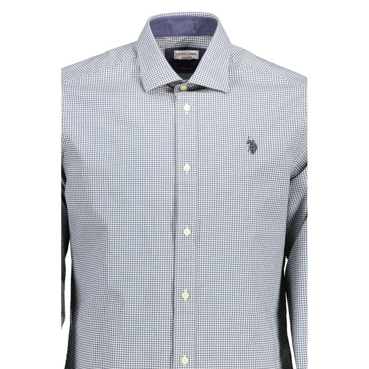 Azzurro Cotton Mens Shirt