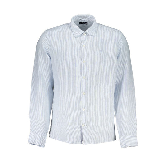 Azzurro Linen Men Shirt