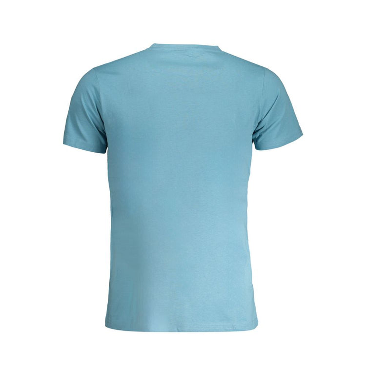 Azzurro Cotton Men T-Shirt