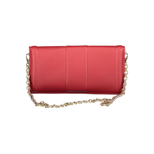 Rosso Polyurethane Women Clutch