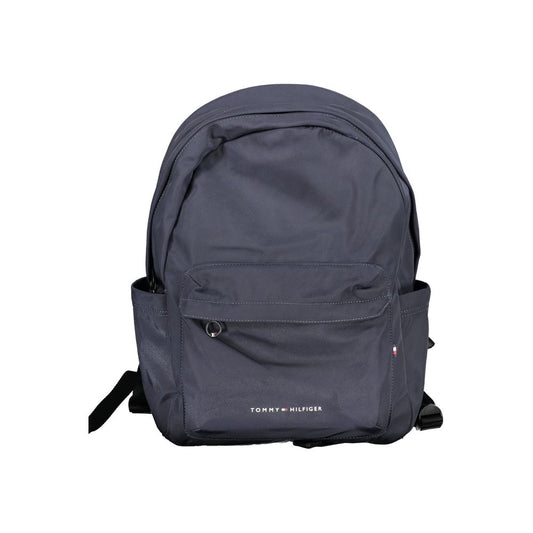 Blu Polyester Men Backpack