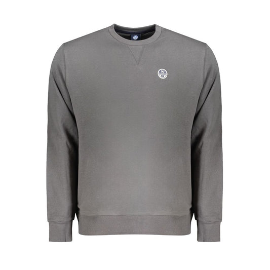Grigio Cotton Men Sweatshirt