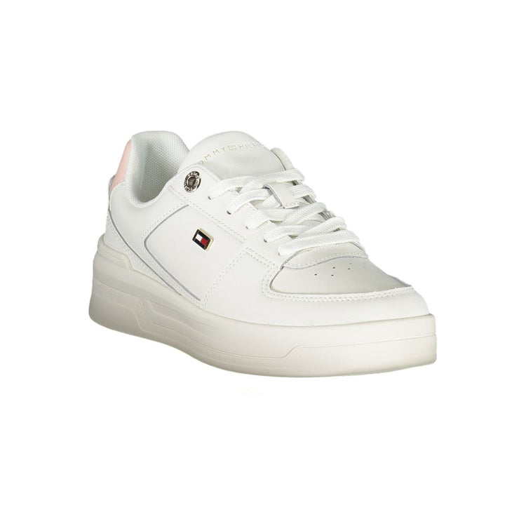 White Leather Women Sneaker