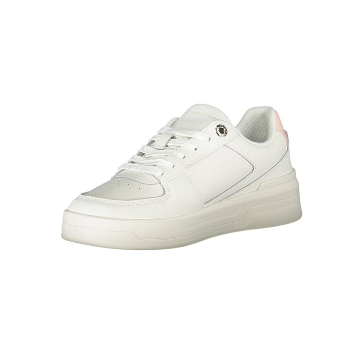 White Leather Women Sneaker