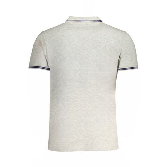 Grigio Cotton Men Polo Shirt