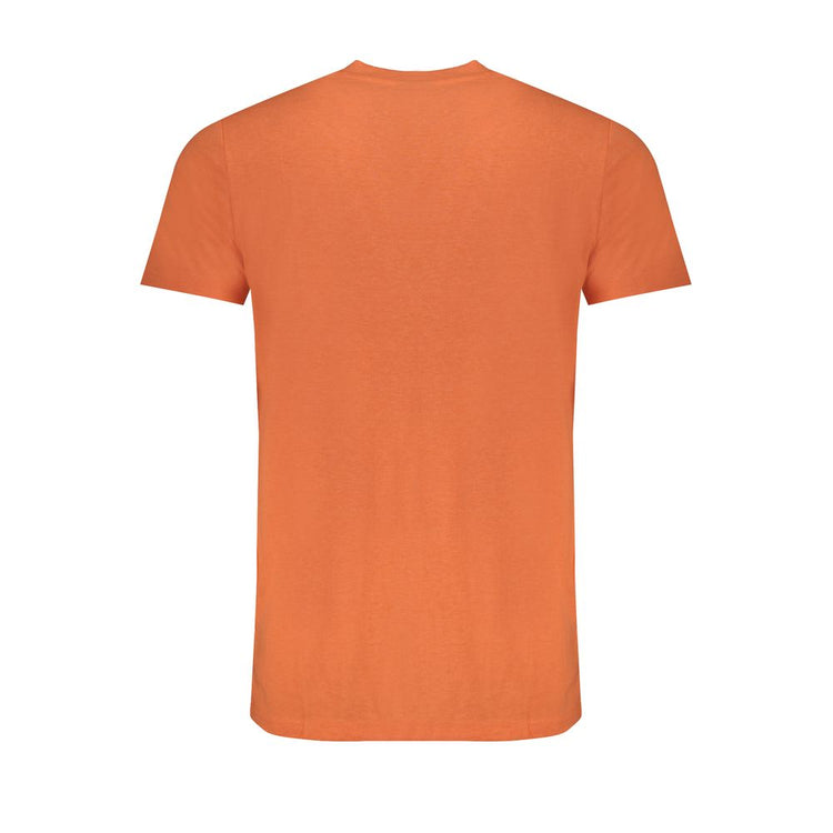 Arancione Cotton Men T-Shirt