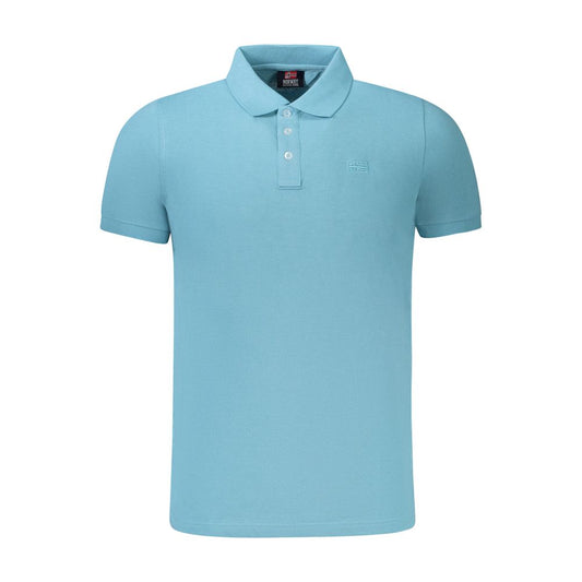 Azzurro Cotton Mens Polo
