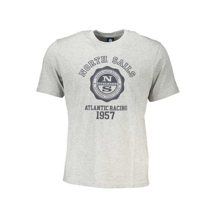 Grigio Cotton Men T-Shirt